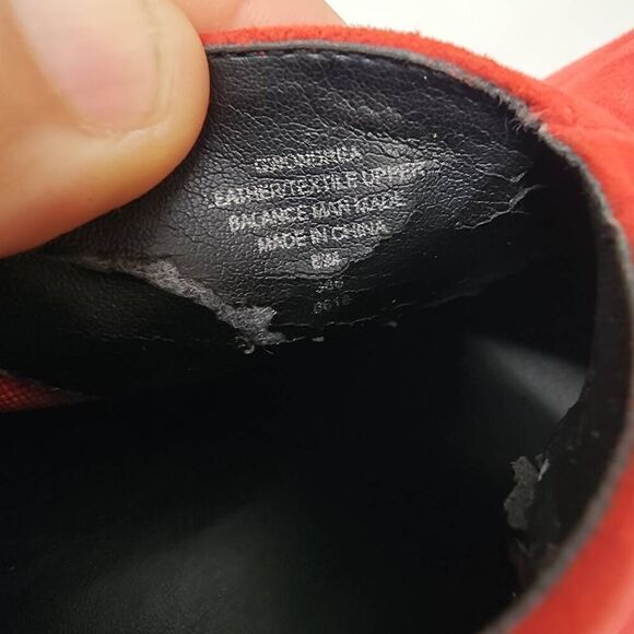 Guess Size 8.5 Ondrea Red Suede Pointed Toe Heeled Ankle Boots F - Picture 8 of 13